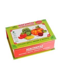 Развивающий игровой набор Лесная мастерская Магниты. Изучаем цвета и овощи, фрукты / 3622858