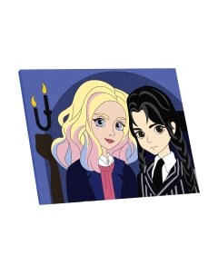 Картина по номерам Школа талантов Лучшие подруги / 9567639