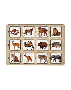 Развивающая игра Секретики. Зоопарк / П203 Smile decor