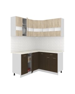 Кухонный гарнитур Кортекс-мебель Корнелия Экстра 1.5x1.5м