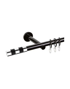 Карниз для штор АС ФОРОС Dance D19Г + наконечники Валес хром Ас форос