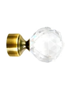 Набор наконечников для карниза Lm Decor YF130 Кристалл 16(19)мм Lm decor