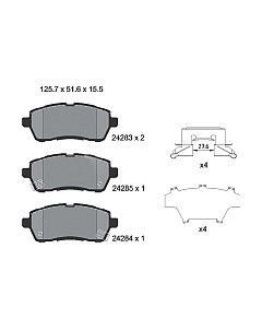 Тормозные колодки Textar 2428303