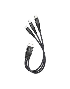 Кабель X47 Lightning/Micro/Type-C Hoco