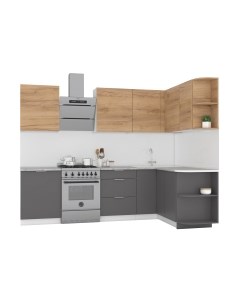 Кухонный гарнитур Интермебель Микс Топ-13 2.1x1.5м правая