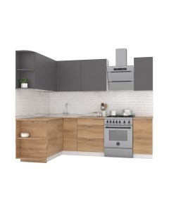 Кухонный гарнитур Интермебель Микс Топ-14 1.9x1.6м левая