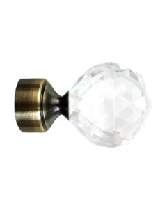 Набор наконечников для карниза Lm Decor YF130 Кристалл 19мм Lm decor