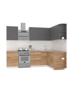 Кухонный гарнитур Интермебель Микс Топ-13 2.1x1.5м правая