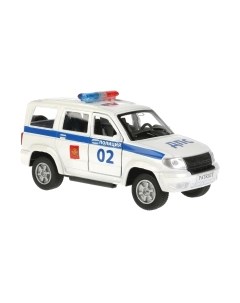 Автомобиль игрушечный Технопарк UAZ Patriot Полиция / SB-17-81-UP-P(W)-WB