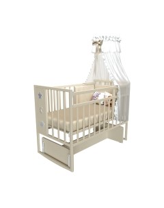 Детская кроватка Mini Loft 3D Good Night поперечный маятник Vdk