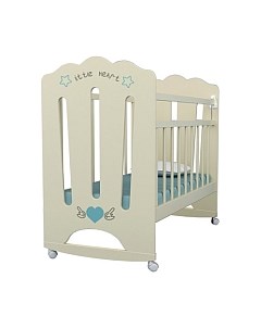 Детская кроватка Little Heart колесо-качалка Vdk