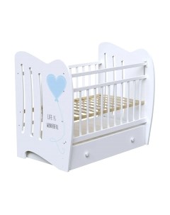 Детская кровать-трансформер Wonderful маятник-ящик Vdk