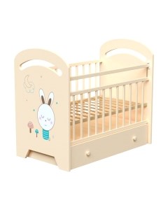 Детская кроватка Lucy колесо-качалка и ящик Vdk