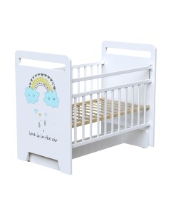 Детская кроватка Nino колесо-качалка с маятником Vdk