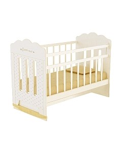 Детская кроватка Bonne колесо-качалка с маятником Vdk