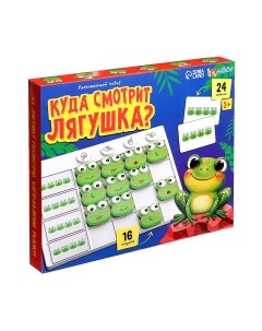 Развивающий игровой набор IQ Куда смотрит лягушка / 9716590 Zabiaka