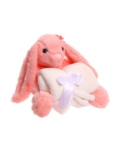 Мягкая игрушка Зайка с пледом / 7752891 Milo toys