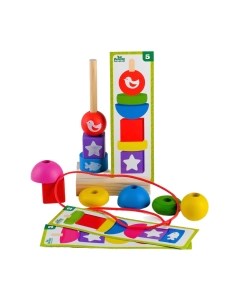 Развивающий игровой набор Лесная мастерская Пирамидка / 4282598