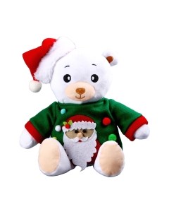 Мягкая игрушка Мишка Лаппи Новогодняя, в зеленой кофте / 9756955 Мишка лаппи