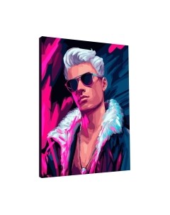 Картина по номерам Школа талантов Блондин в очках / 10060283