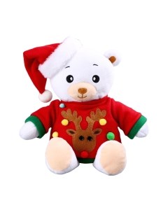 Мягкая игрушка Мишка Лаппи Новогодняя, в красной кофте / 9756956 Мишка лаппи