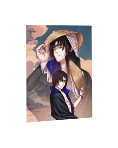 Картина по номерам Японский юноша / 9897647 Школа талантов