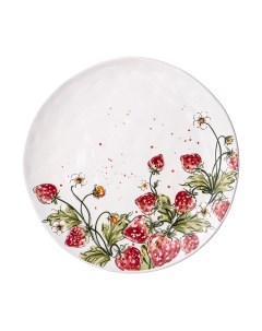 Тарелка столовая обеденная Lefard Strawberry / 368-531