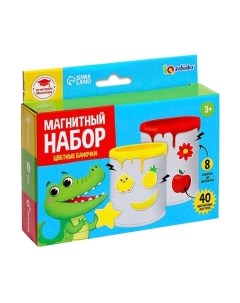 Развивающая игра Цветные баночки / 5218377 Zabiaka