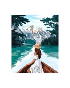 Картина по номерам Школа талантов Девушка в лодке / 6491543