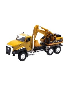 Экскаватор игрушечный Автоград Грузовик Кран / 7422065