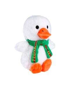 Мягкая игрушка Гусь Fedya с шарфом / 9882909 Milo toys