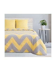 Комплект постельного белья Этель Желтый Шеврон / 2565789
