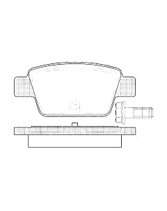 Тормозные колодки AP 05P780 Ap
