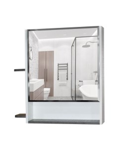 Шкаф с зеркалом для ванной Сура 70 539803 Mixline
