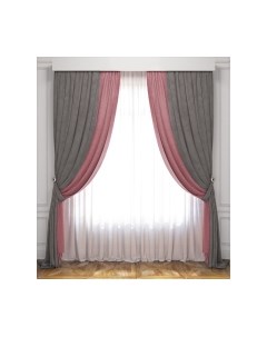 Комплект штор Латур 340x250 с подхватами Pasionaria