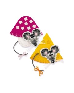 Набор для вышивания Магниты Мышки / 1813 Риолис