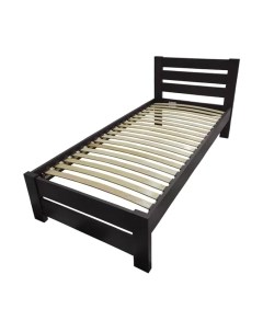 Односпальная кровать БАМА Массив Палермо 90x200 ольха Бама массив