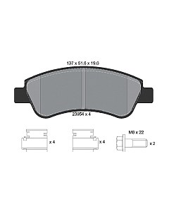 Тормозные колодки 2395401 Textar