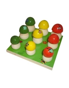 Сортер Грибы на поляне / ДИ1003 Динни