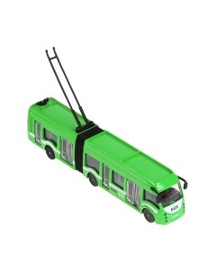 Троллейбус игрушечный С резинкой / SB-18-11-GN-WB(NO IC) Технопарк