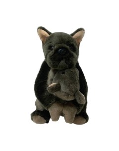 Мягкая игрушка Maxitoys Maxi Life Французский бульдог с малышом / ML-SO-130222-25-21