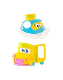 Набор погремушек Bondibon Грузовик. Катер / ВВ1783