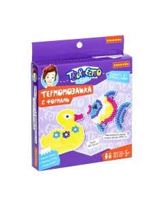 Развивающая игра Bondibon Термомозаика с блестками. Рыбка и утка / ВВ5044