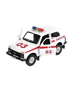 Автомобиль игрушечный Технопарк Lada 4x4. Скорая / LADA4X4-AMB-SL