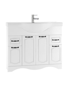 Тумба под умывальник Домино Классика 105 Rich с 2 верхними ящиками