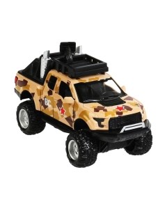 Автомобиль игрушечный Технопарк Военный пикап / FY708-13SLMIL-BN
