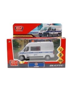 Автомобиль игрушечный Fiat Ducato Полиция / DUCATO-14SLPOL-SR Технопарк