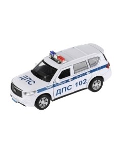 Автомобиль игрушечный Технопарк Infiniti Qx80 Полиция / QX80-12POL-WH