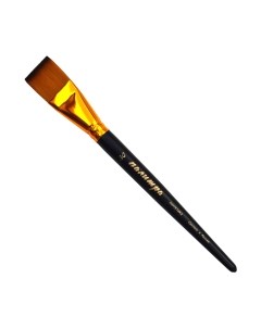Кисть для рисования ПАЛИТРА Синтетика плоская 30 / пЖS2-30,05Ж Палитра