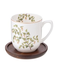 Чашка с блюдцем Lefard Березки / 85-2017